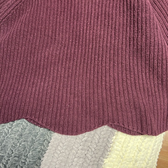 La Hearts Deep Purple Women's Sweater - Picture 3 of 5